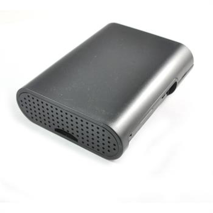 Case Raspberry Pi Cover Shell 2 piece BLACK ABS  with Fastening Screws